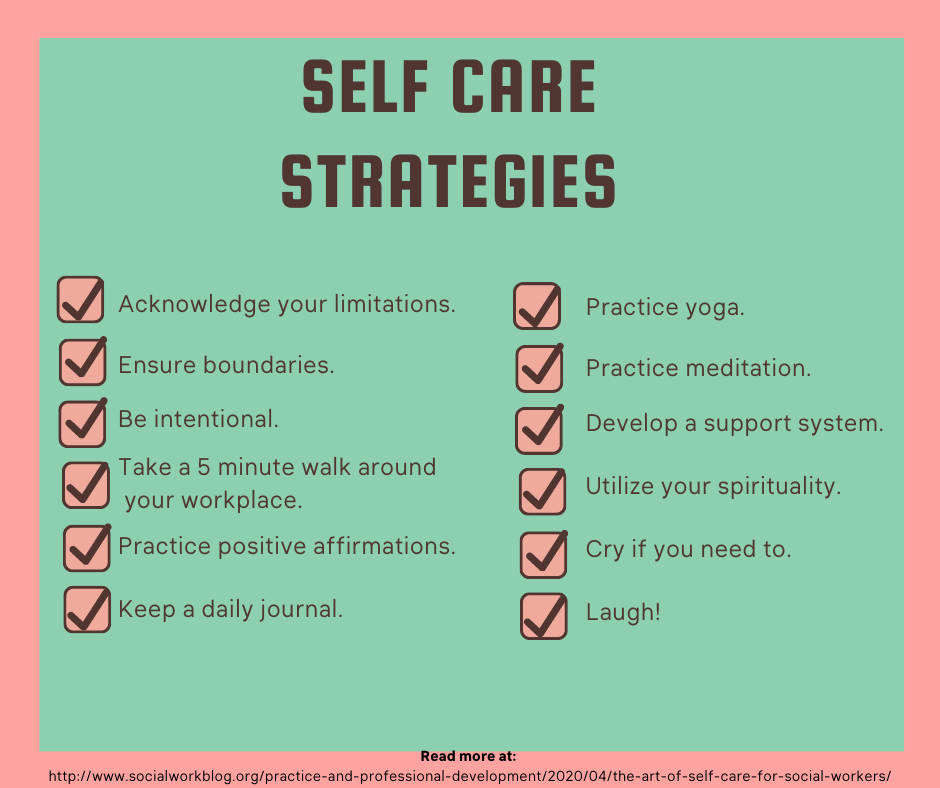Self care strategies
