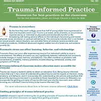 Trauma Informed Teaching infographic